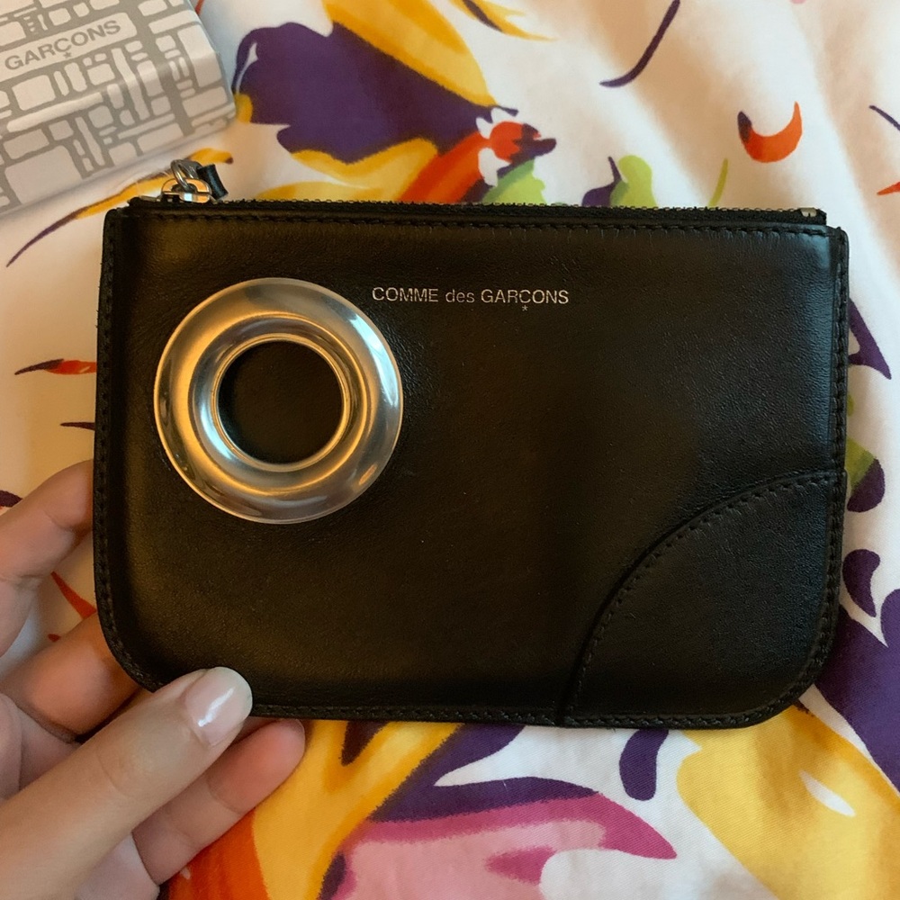 CDG LEATHER BLACK WALLET